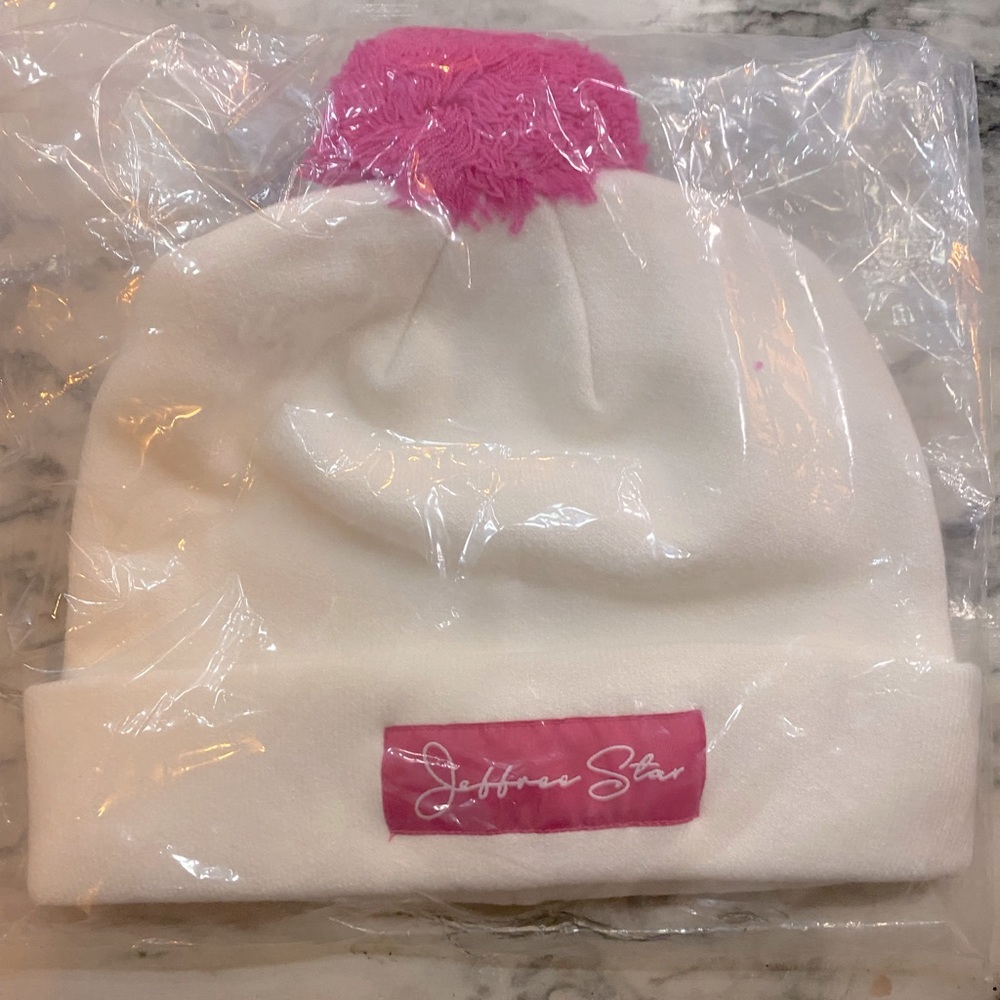 White Beannie- Jeffree Star